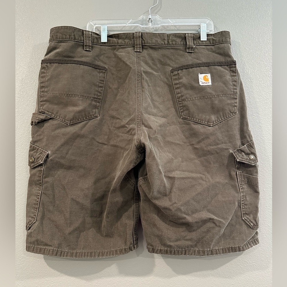Carhartt Brown Cargo Shorts Durable Cotton Utilitarian Design